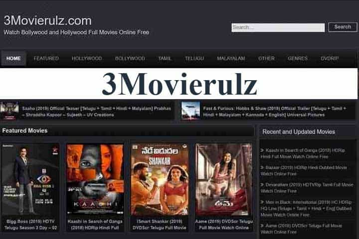 3Movierulz: Download Website for HD Bollywood and Hollywood Movies